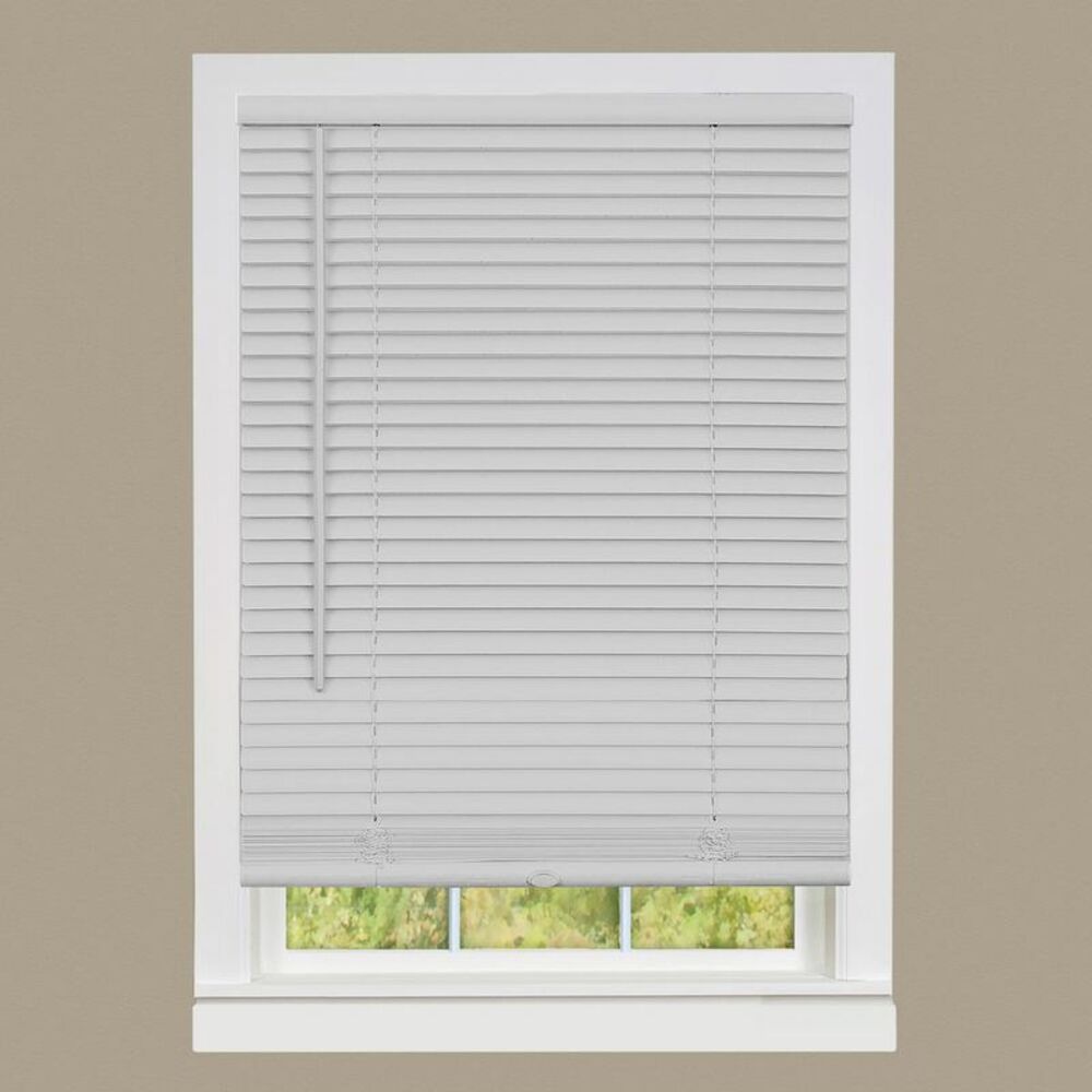 46 x 64 in. Cordless GII Deluxe Sundown 1 in. Room Darkening Mini Blind, Grey